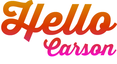 Hello Carson Logo